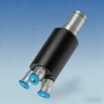 1-to-3 powder flow splitter for multi-channel laser powder delivery systems