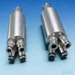 1-to-4 powder flow splitter for quad-channel laser powder delivery systems