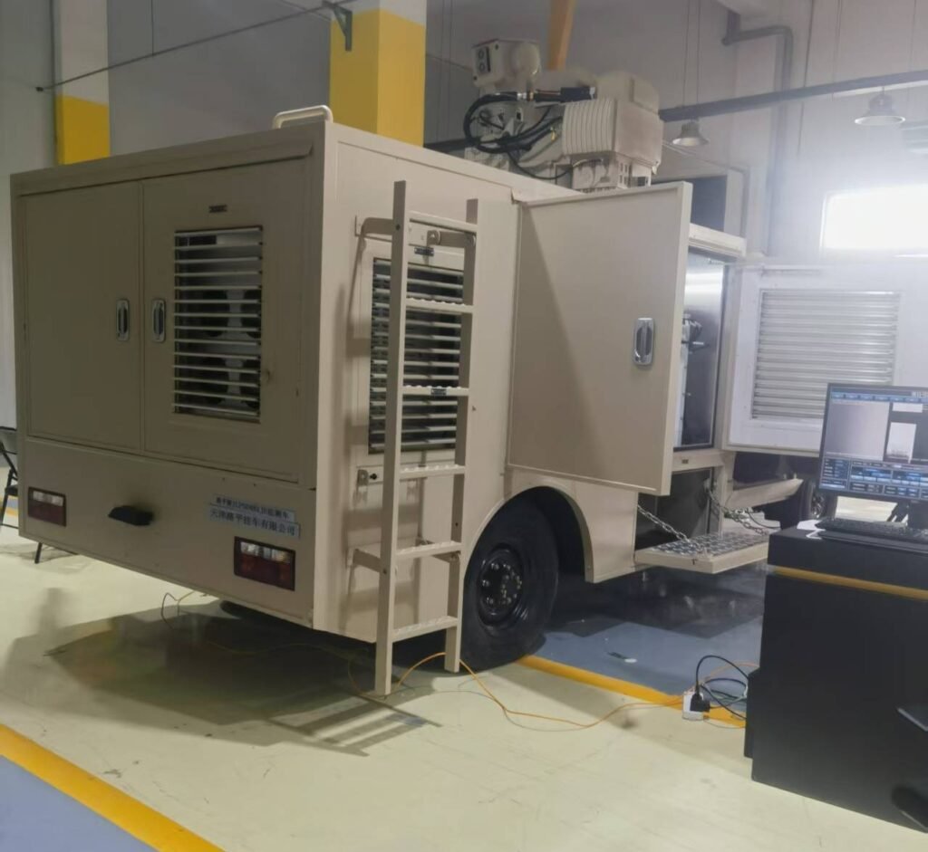 High-power D60 collimator integrated into a vehicle-mounted laser platform for long-distance energy transmission applications