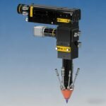 Copper mirror coaxial laser cladding head for internal bore and external surface cladding