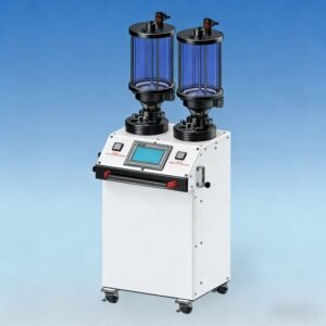 Dual-hopper intelligent rotary powder feeder system with touchscreen control and dual 6L powder containers for laser cladding applications