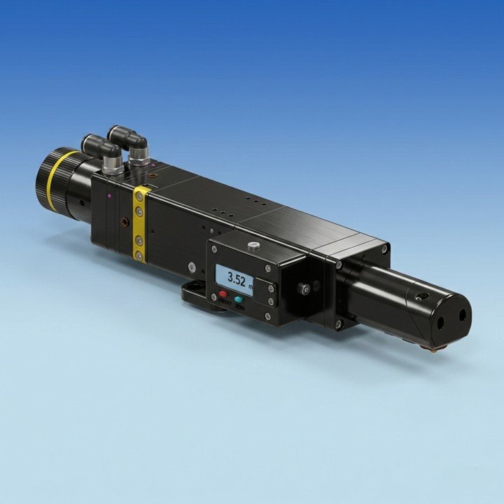 High-precision internal hole laser cutting head for industrial fabrication
