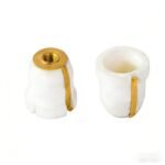 Laser cutting ceramic nozzle holder for high-power laser heads and modular optical systems