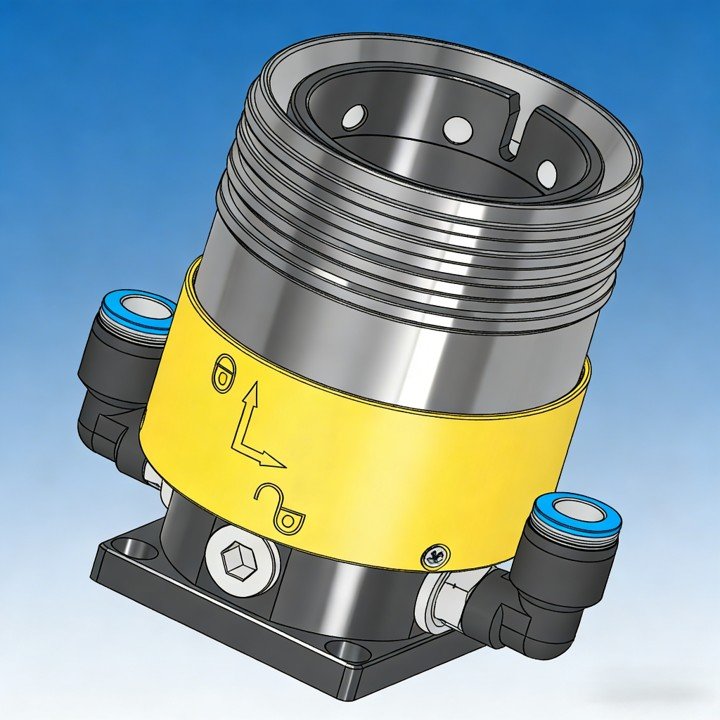 Q+ fiber interface for high-power laser heads and modular fiber delivery systems