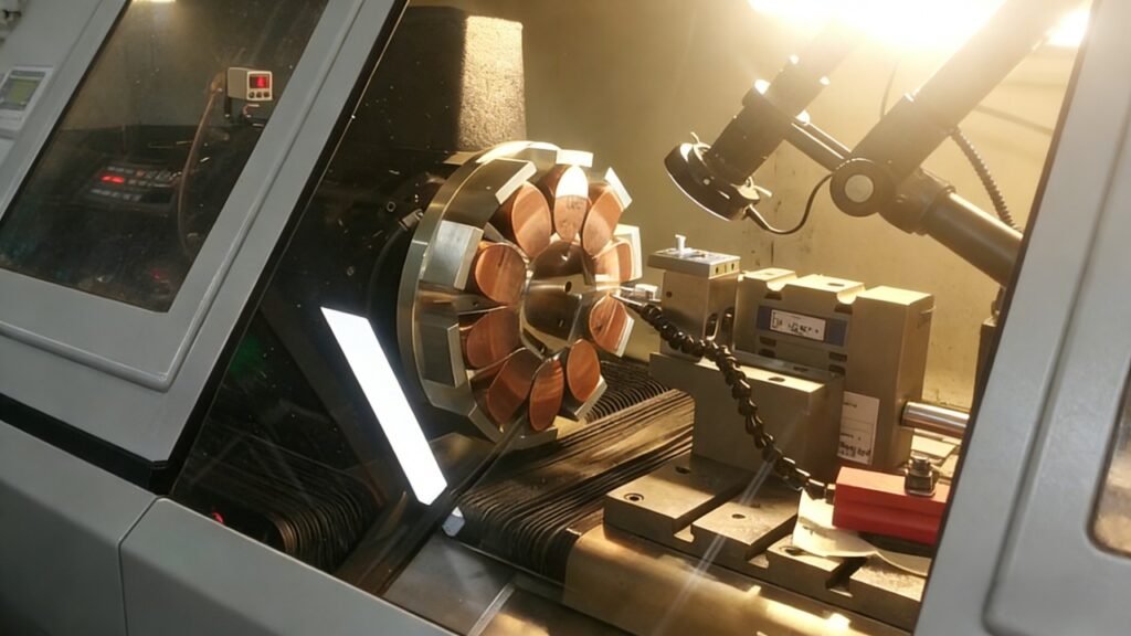 Single-point diamond turned copper mirror for laser beam shaping and reflective optical integration