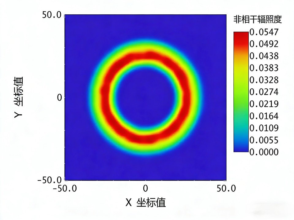 Ring-shaped laser beam intensity distribution used for laser cladding and coaxial powder feeding applications